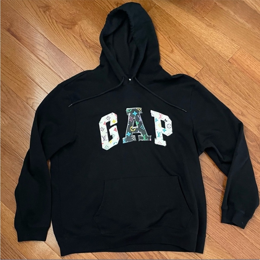 GAP LV Custom Black Men's Hoodie